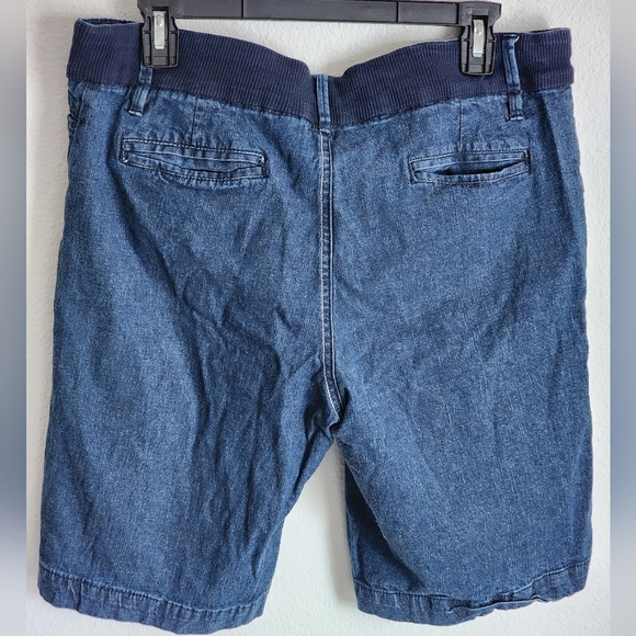 Bugle Boy For Her Denim Shorts Pockets Zip & Button Closure Sz L - Picture 7 of 8